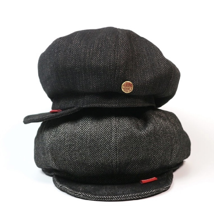 Roundhouse herringbone useful cas beret