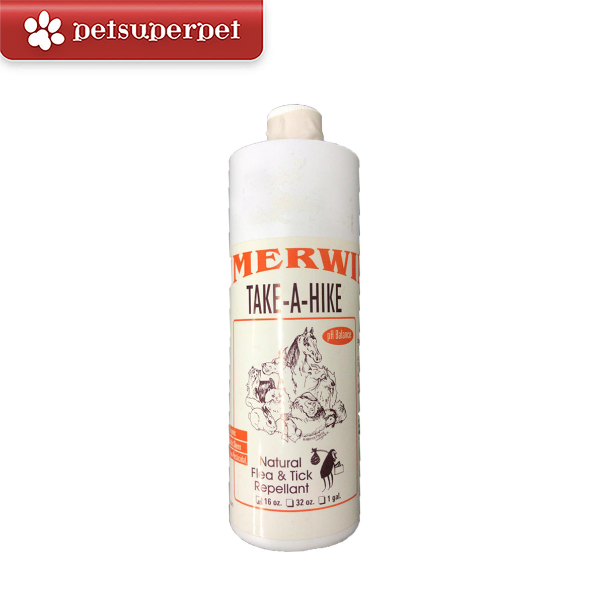 Summerwinds TAKE-A-HIKE 寵物天然防蚤蜱洗髮水 16oz