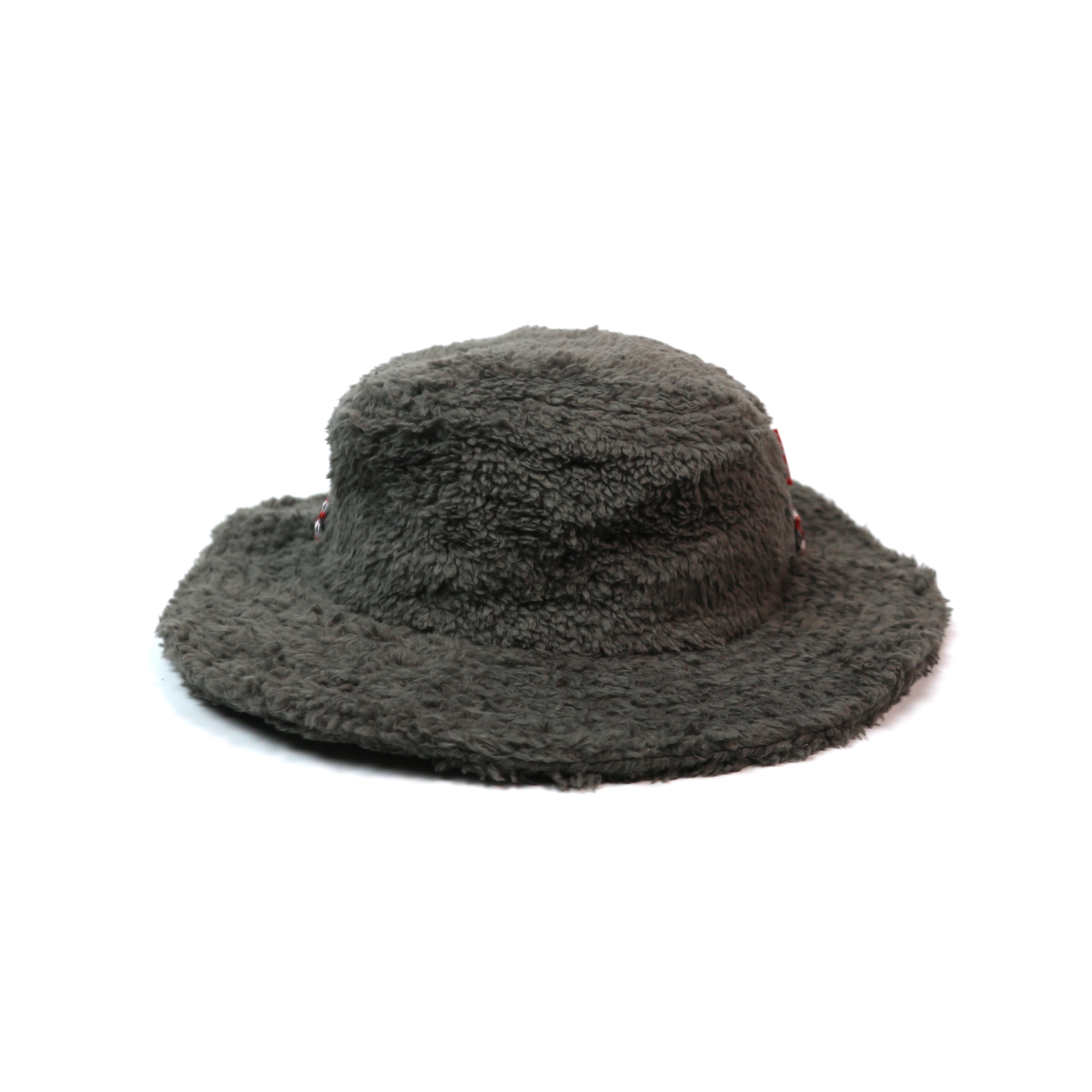 Round House Fur Boa Safari Hat﹝Gray﹞