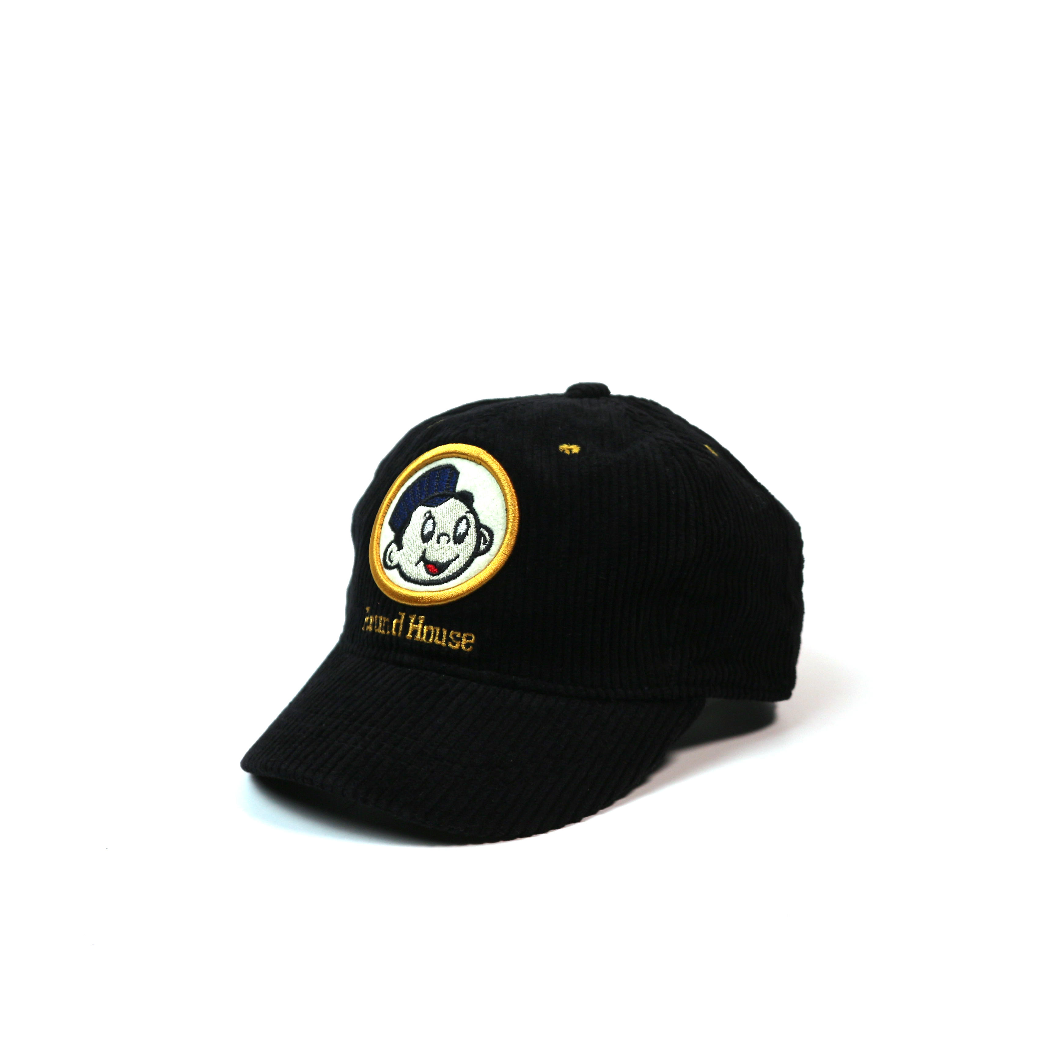 Round House R-Boy Corduroy Cap﹝Black﹞