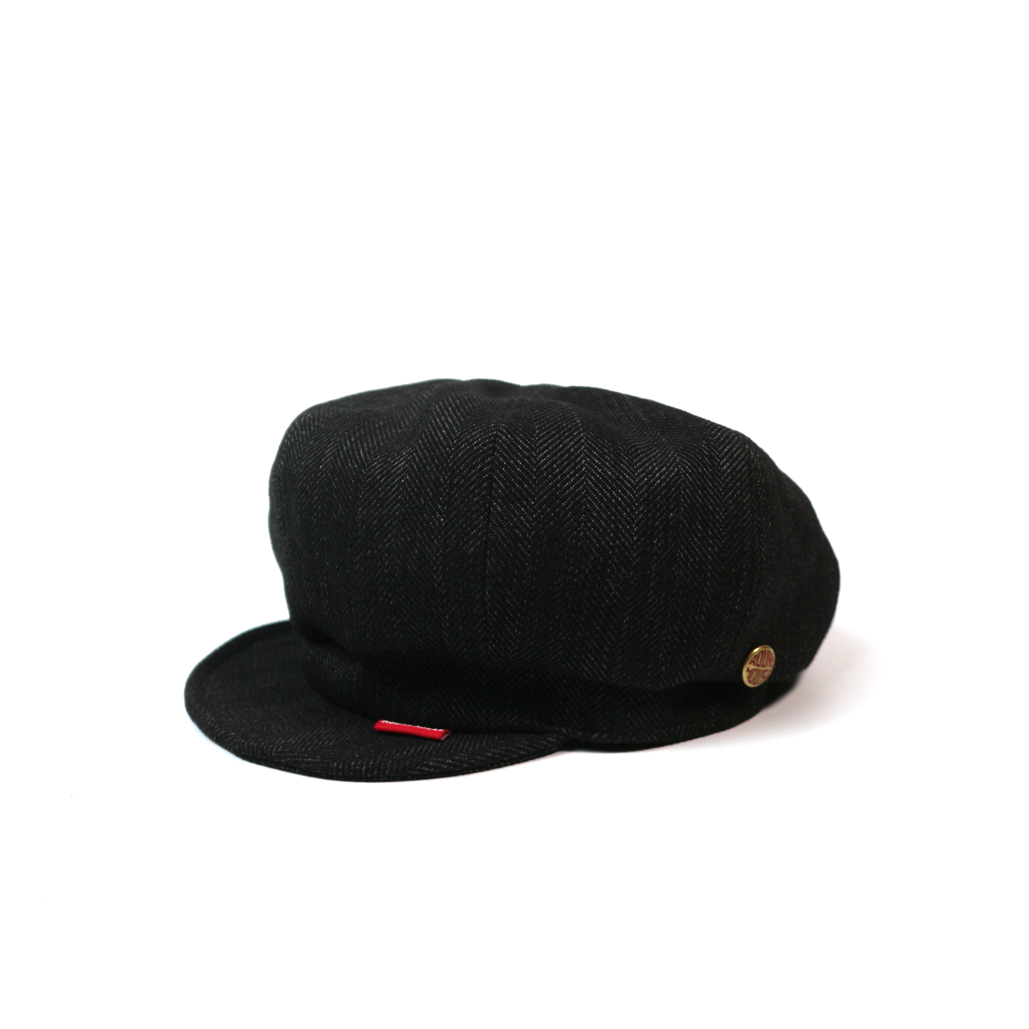 Round House Herringbone Casquette﹝Black﹞