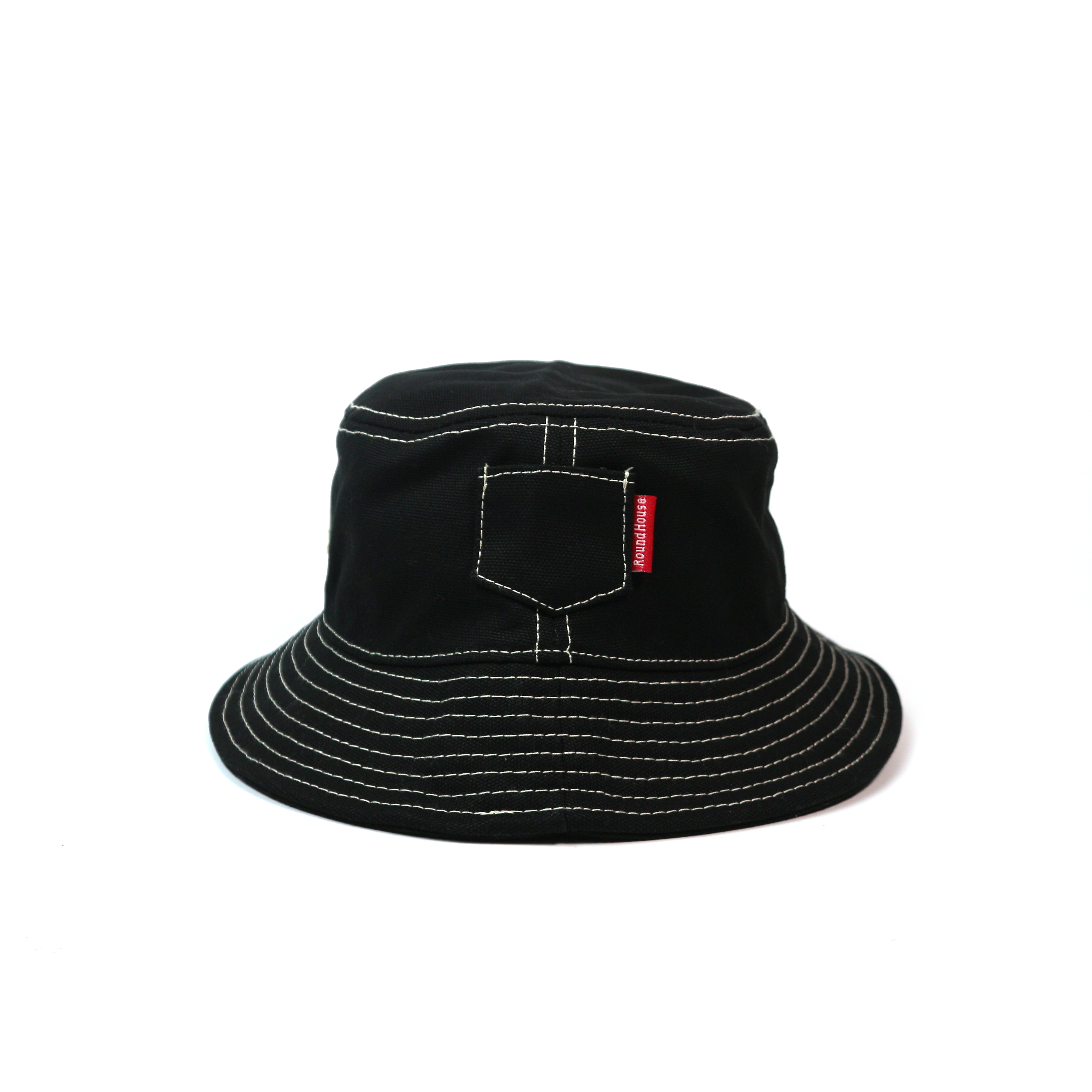 Round House Workers Bucket Hat﹝Black﹞