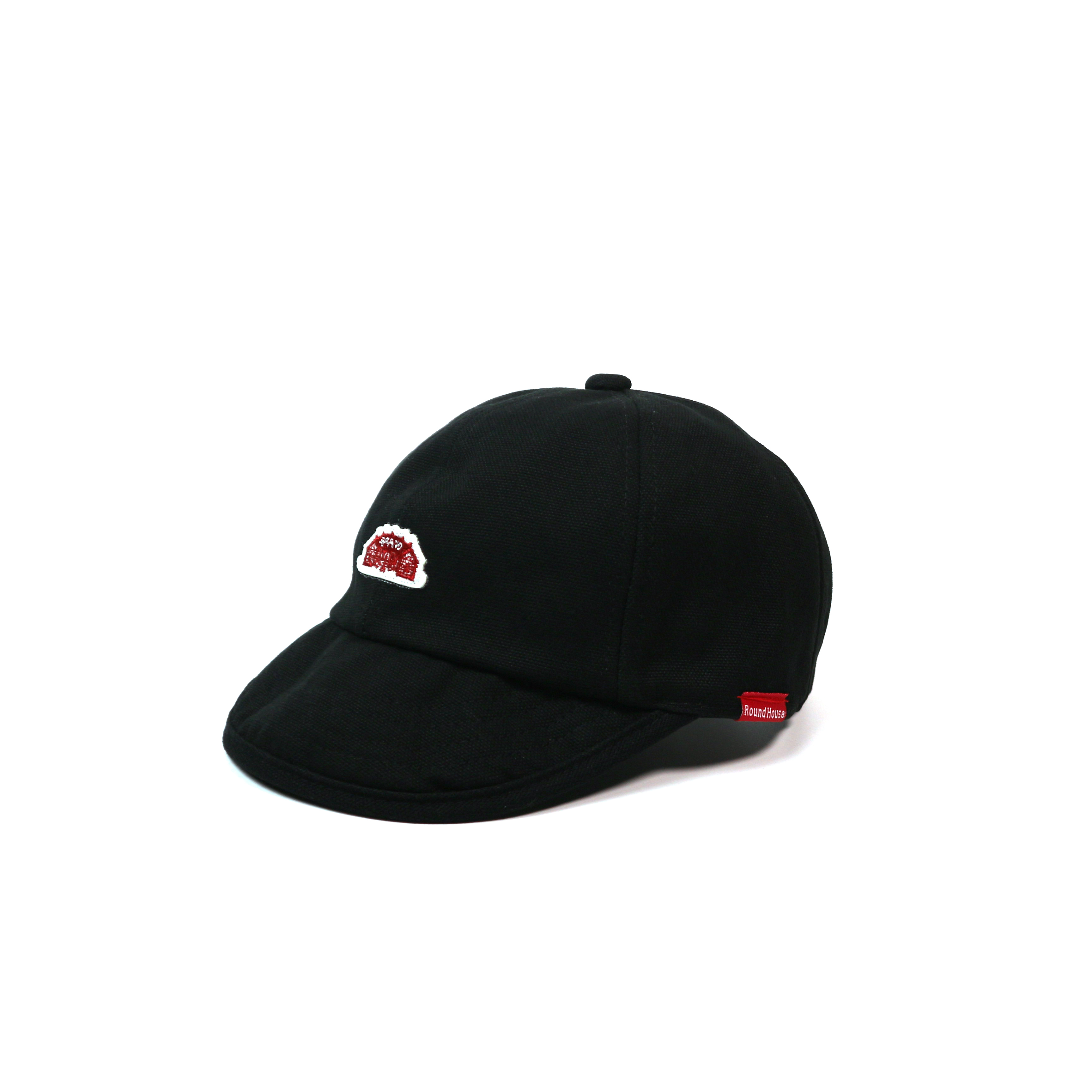 Round House Workers Cycling Cap﹝Black﹞
