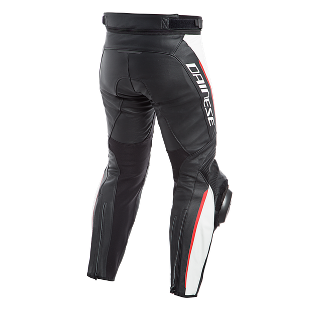DAINESE DELTA 3 LEATHER PANTS BLACK/WHITE/RED 黑白紅 皮褲