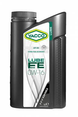 YACCO LUBE FE - SAE 0W-16 混能車專用機油, 1L