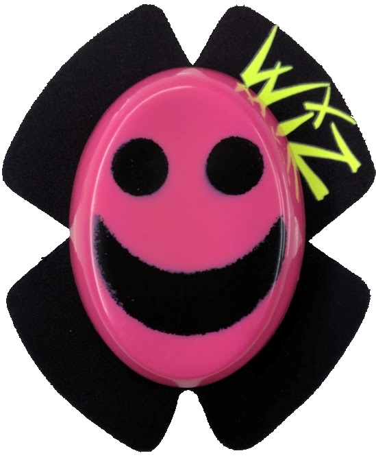 WIZ KNEE SLIDERS 滑塊 笑臉 粉底黑