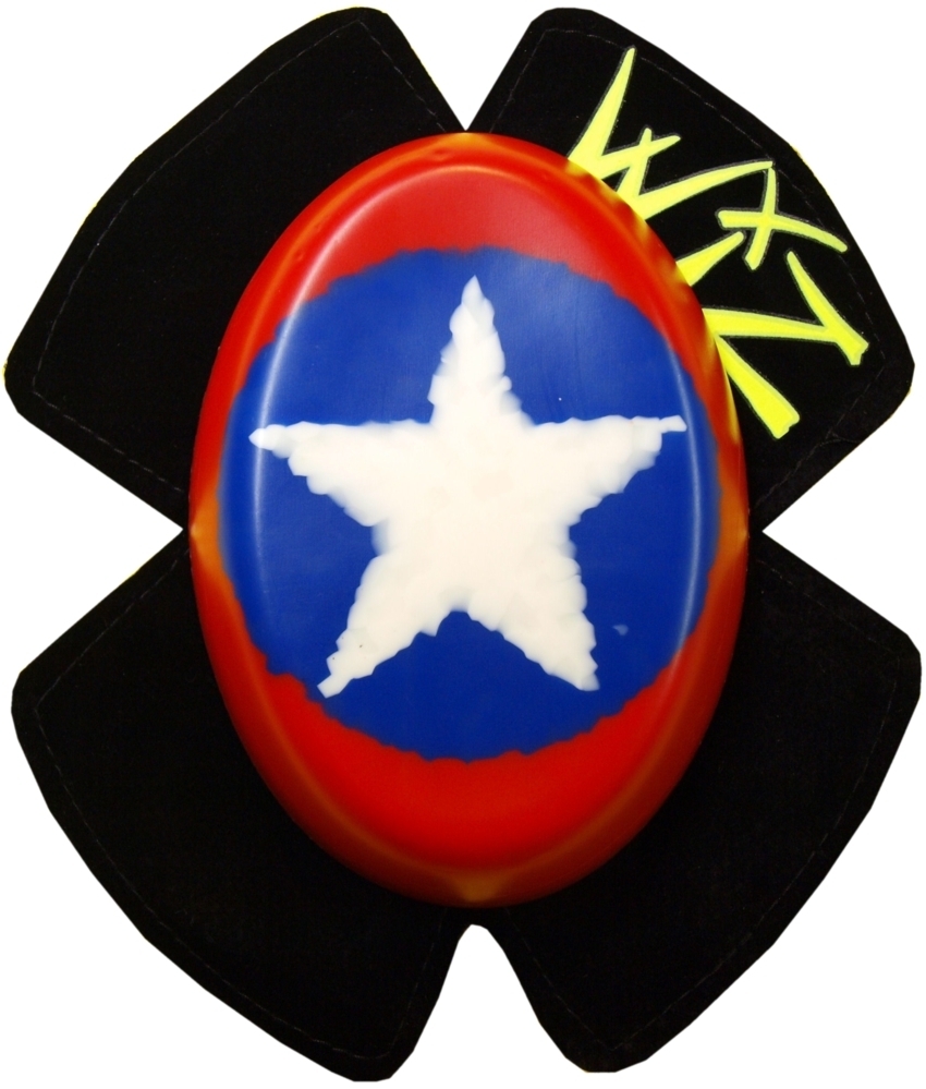 WIZ KNEE SLIDERS 滑塊 星星 紅藍白