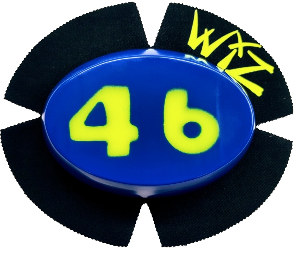 WIZ KNEE SLIDERS 滑塊 46 藍底黃