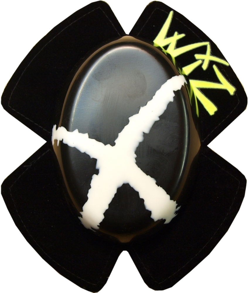 WIZ KNEE SLIDERS 滑塊 X射線 黑底白