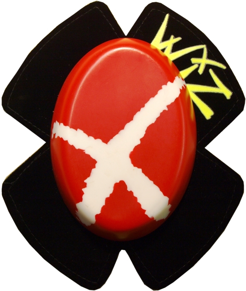 WIZ KNEE SLIDERS 滑塊 X射線 紅底白