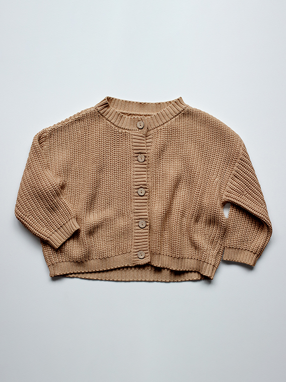 THE SIMPLE FOLK - Chunky Cardigan（Caramel）