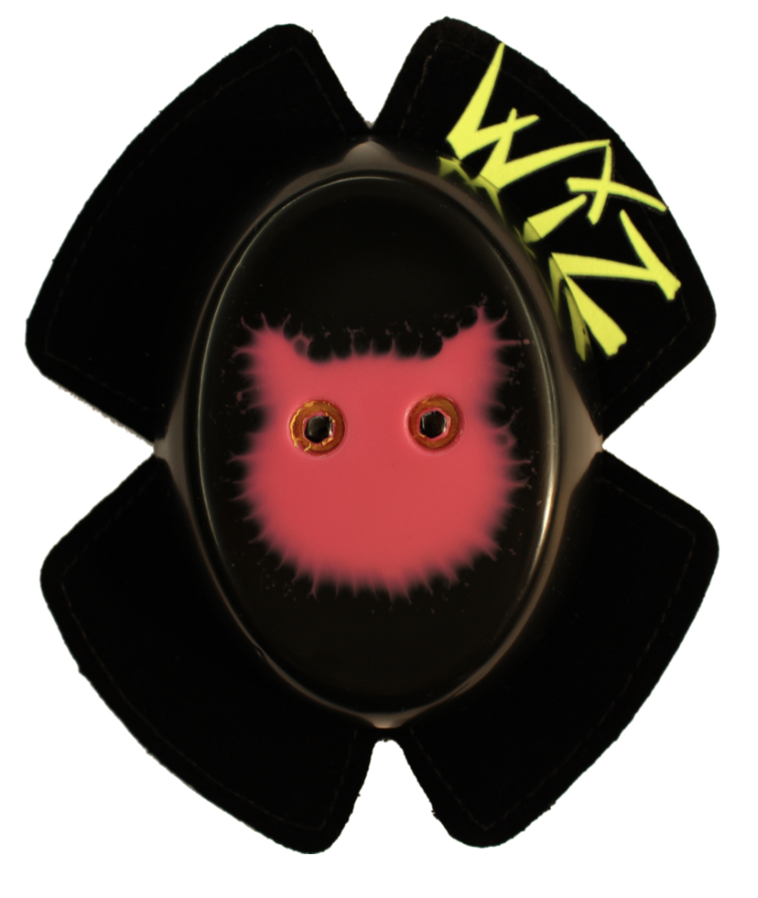 WIZ KNEE SLIDERS 滑塊 貓貓 黑底粉