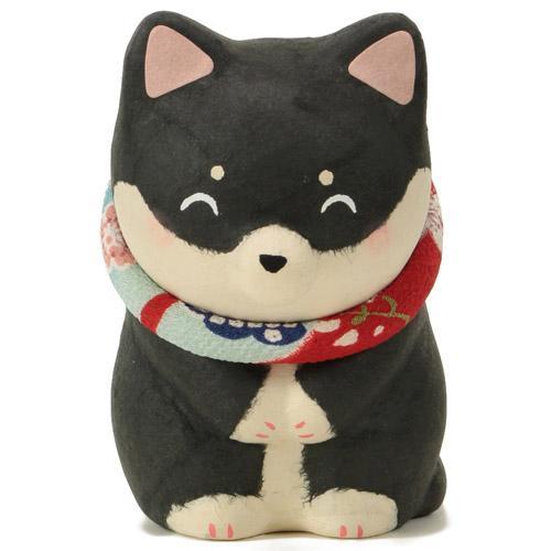 日式謝謝柴犬紙公仔 (黑柴) (日本製)