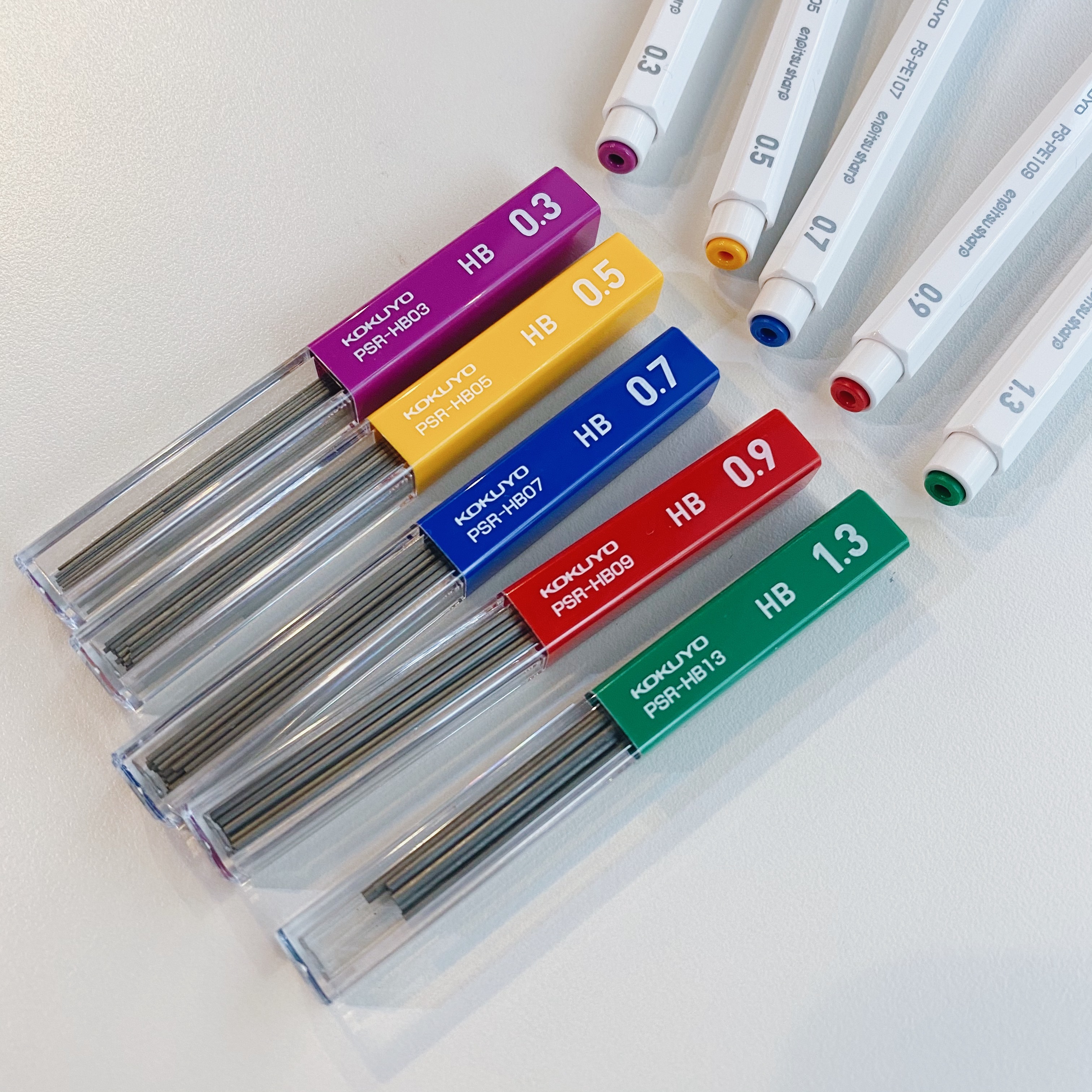 KOKUYO 自動鉛筆芯 0.3mm/0.5mm/0.7mm/0.9mm/1.3mm