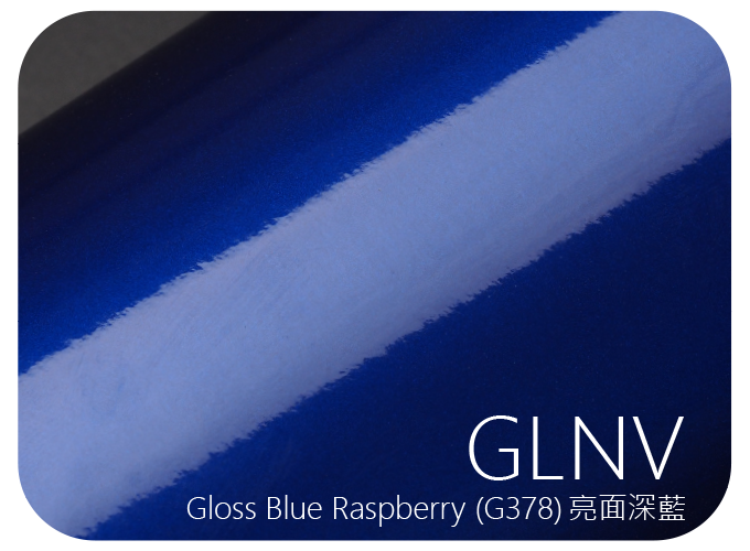 LIFE+GUARD GLNV (G378) Gloss Blue Raspberry 亮面深藍 風格貼膜樣式，適用於相機、鏡頭與 3C 裝置表面保護與風格打造