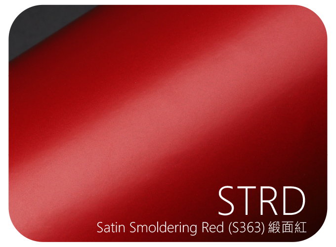 LIFE+GUARD STRD (S363) Satin Smoldering Red 緞面紅 風格貼膜樣式，適用於相機、鏡頭與 3C 裝置表面保護與風格打造