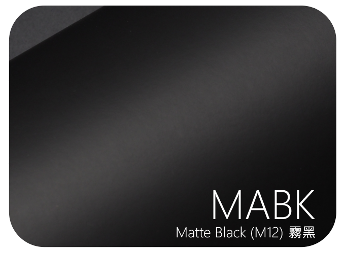 LIFE+GUARD MABK (M12) Matte Black 霧黑 風格貼膜樣式，適用於相機、鏡頭與 3C 裝置表面保護與風格打造