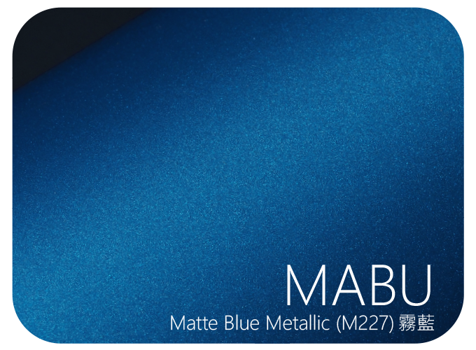LIFE+GUARD MABU  Matte Blue Metallic 霧藍 風格貼膜樣式，適用於相機、鏡頭與 3C 裝置表面保護與風格打造