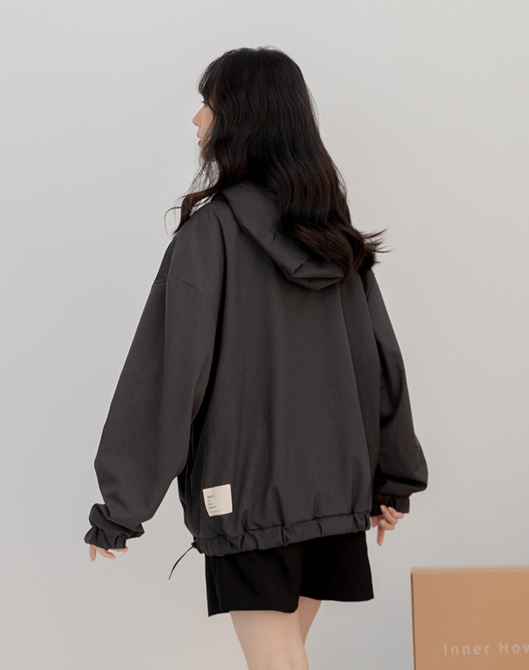 INN OUT拉鍊衝鋒連帽上衣