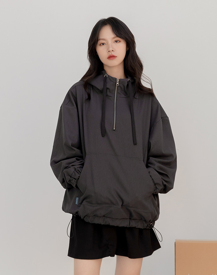 INN OUT拉鍊衝鋒連帽上衣