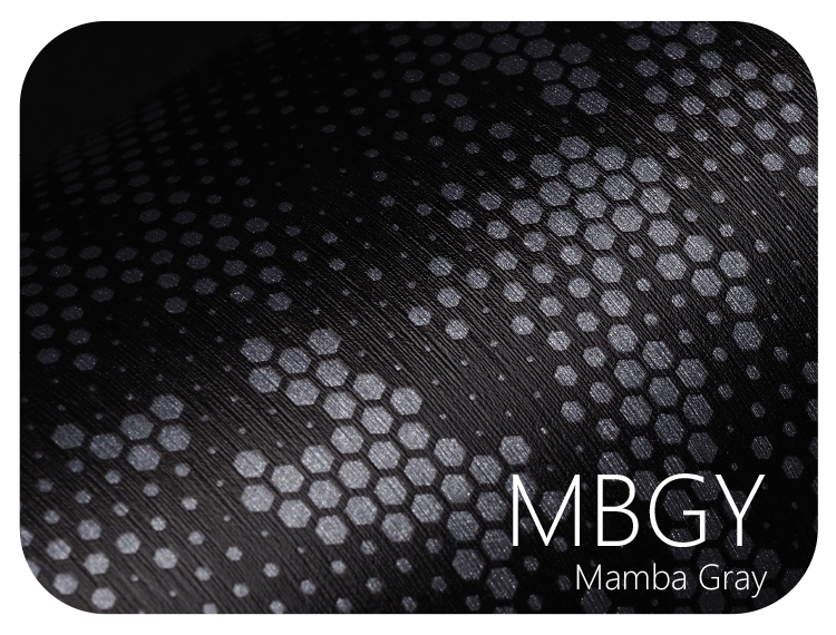 LIFE+GUARD MBGY Mamba Gray LIFE+GUARD WABU Wave Blue vinyl skin sample for 3C protective wraps
