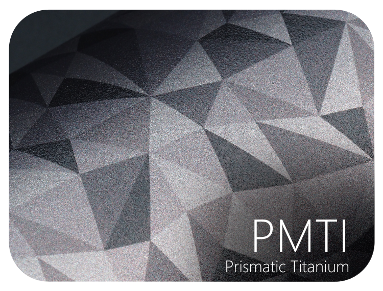 LIFE+GUARD PMTI Prismatic Titanium LIFE+GUARD WABU Wave Blue vinyl skin sample for 3C protective wraps