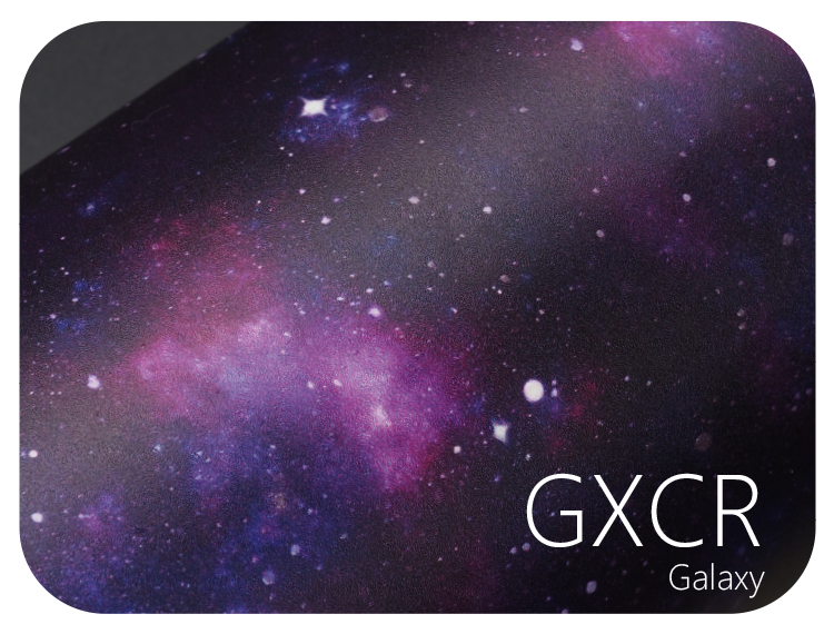 LIFE+GUARD GXCR Galaxy LIFE+GUARD WABU Wave Blue vinyl skin sample for 3C protective wraps