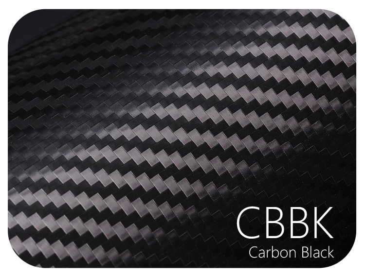 LIFE+GUARD CBBK Carbon Black vinyl skin sample for 3C protective wraps