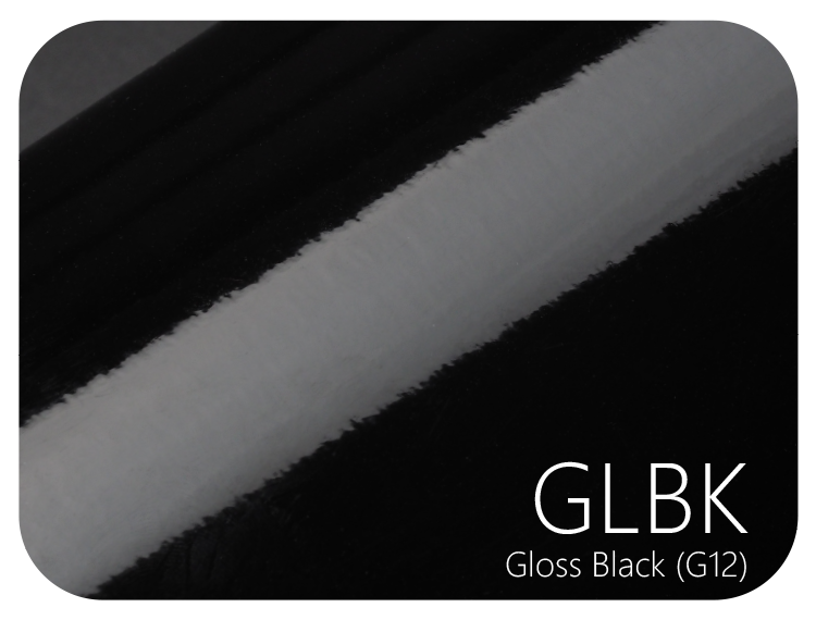 LIFE+GUARD GLBK (G12) Gloss Black vinyl skin sample for 3C protective wraps
