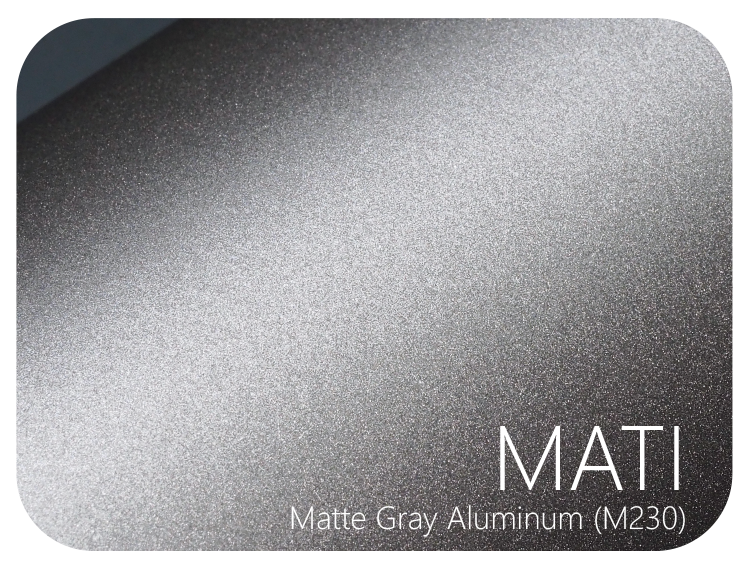 LIFE+GUARD MATI Matte Titanium vinyl skin sample for 3C protective wraps