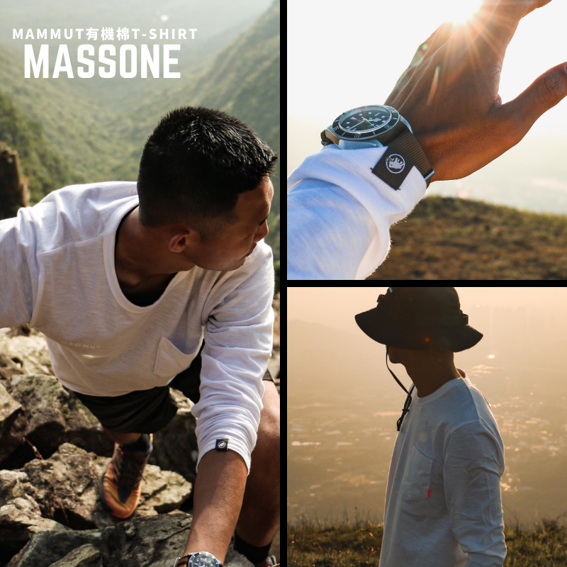 Mammut Longsleeve圓領長袖 T-shirts / Massone Longsleeve 男款 / 白 (M1016000520243)