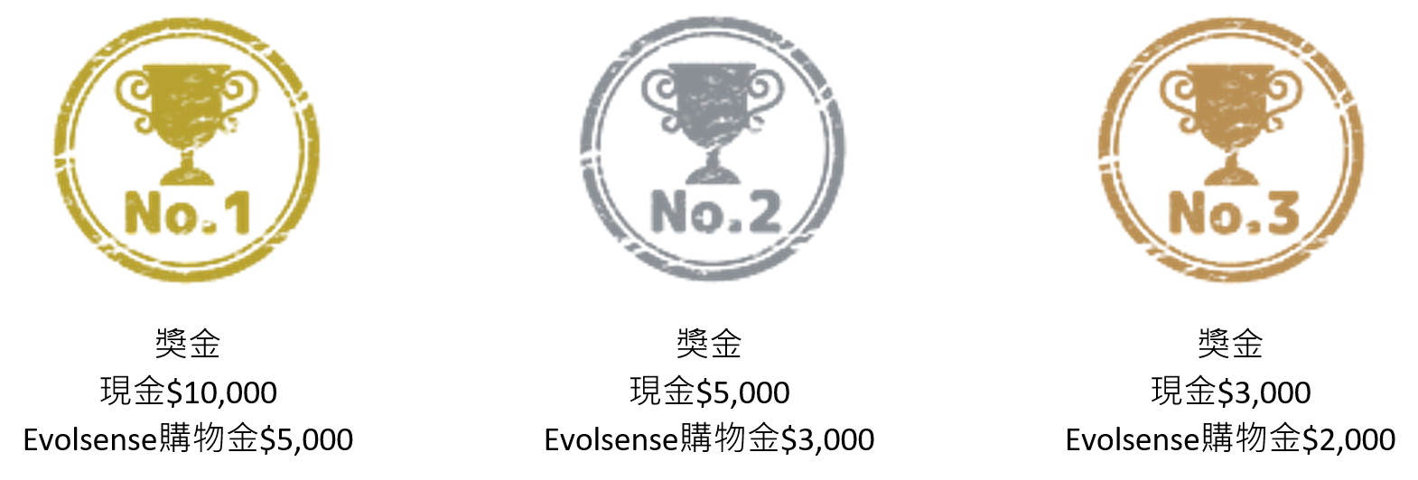 璦研司21天光肌養成計畫金銀銅獎像