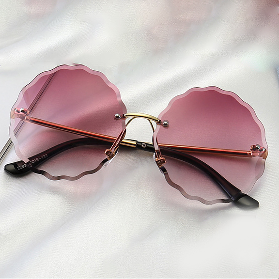 Flower Edge Round Sunglasses S00 - Women - Accessories