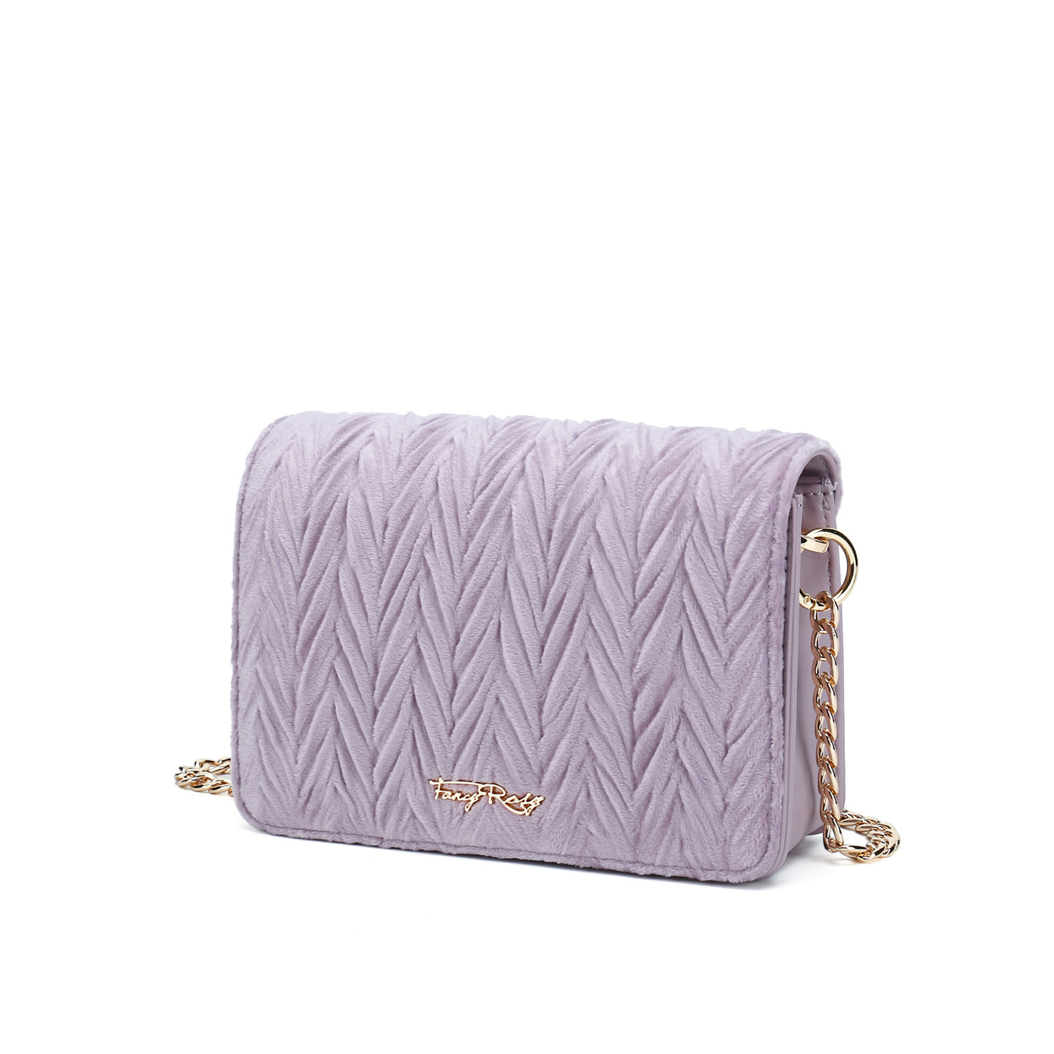 Fancy Bow Bow Velvet Shoulder Bag
