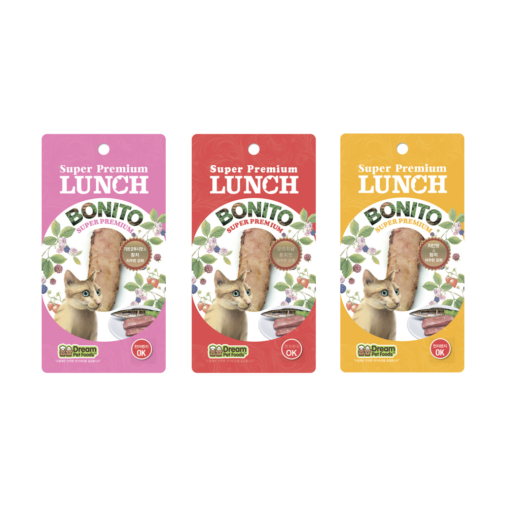 LUNCH-鮪魚條(原味/雞肉/柴魚) 20g 貓零食