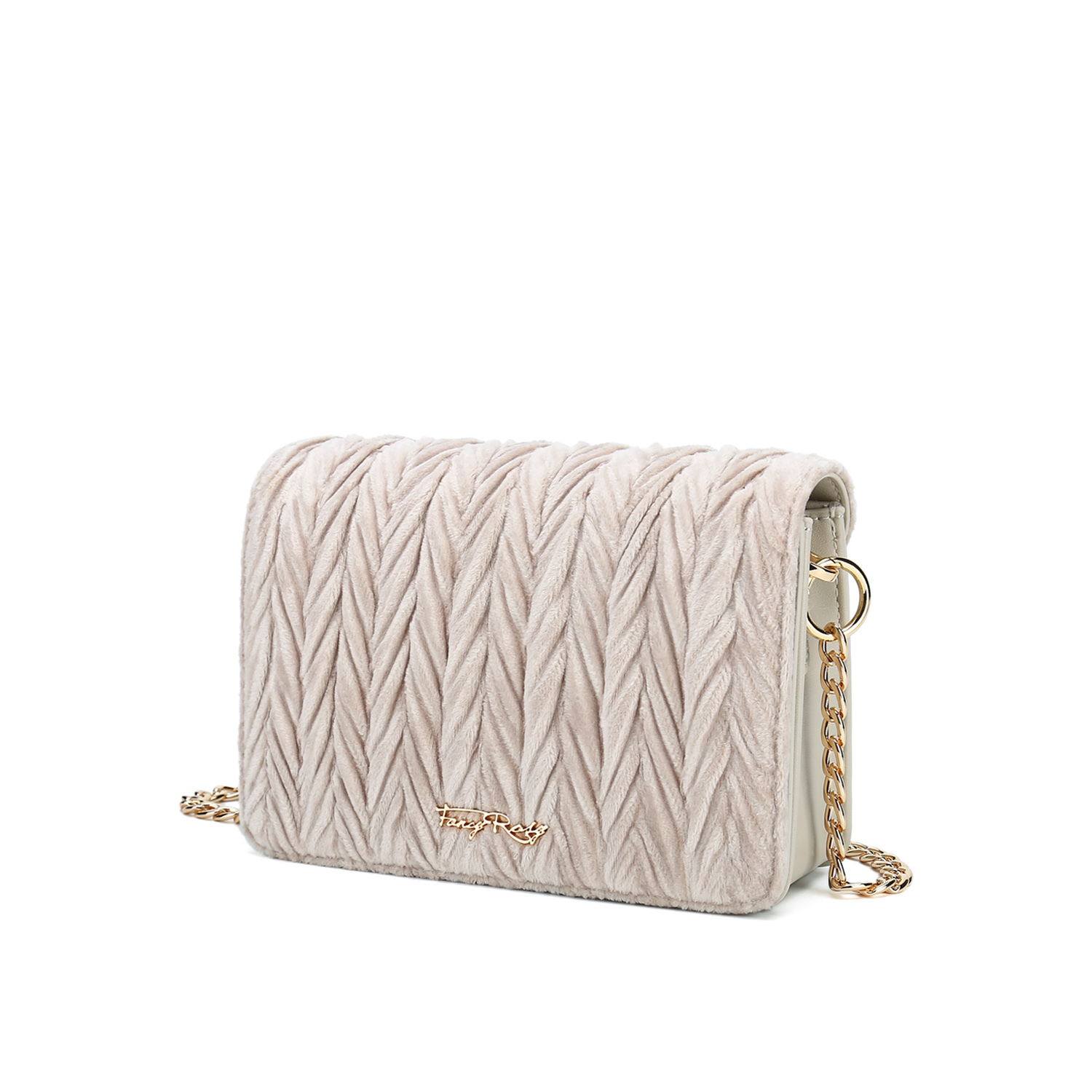 Fancy Bow Bow Velvet Shoulder Bag