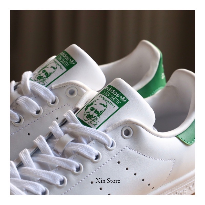 Adidas Originals Stan Smith Kanye West 著用鞋帶款白綠