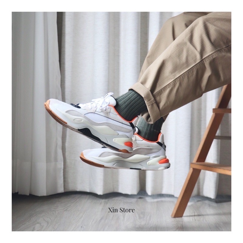 【現貨】Puma RS 2K Futura 頑童 瘦子 ESO 聯名 老爹鞋 慢跑鞋 橘 米白