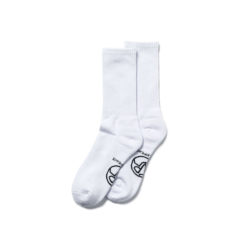 WORLDPEACE BASIC SOCKS 長襪 襪子 基本款 白 WPBSC02 [EW]