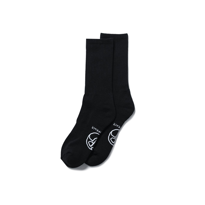 WORLDPEACE BASIC SOCKS 長襪 襪子 基本款 黑  WPBSC01   [EW]