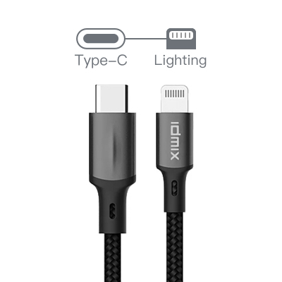 IDMIX PD POWER LINE (L09Ci)充電線USB type-C TO Lightning 1M傳輸線