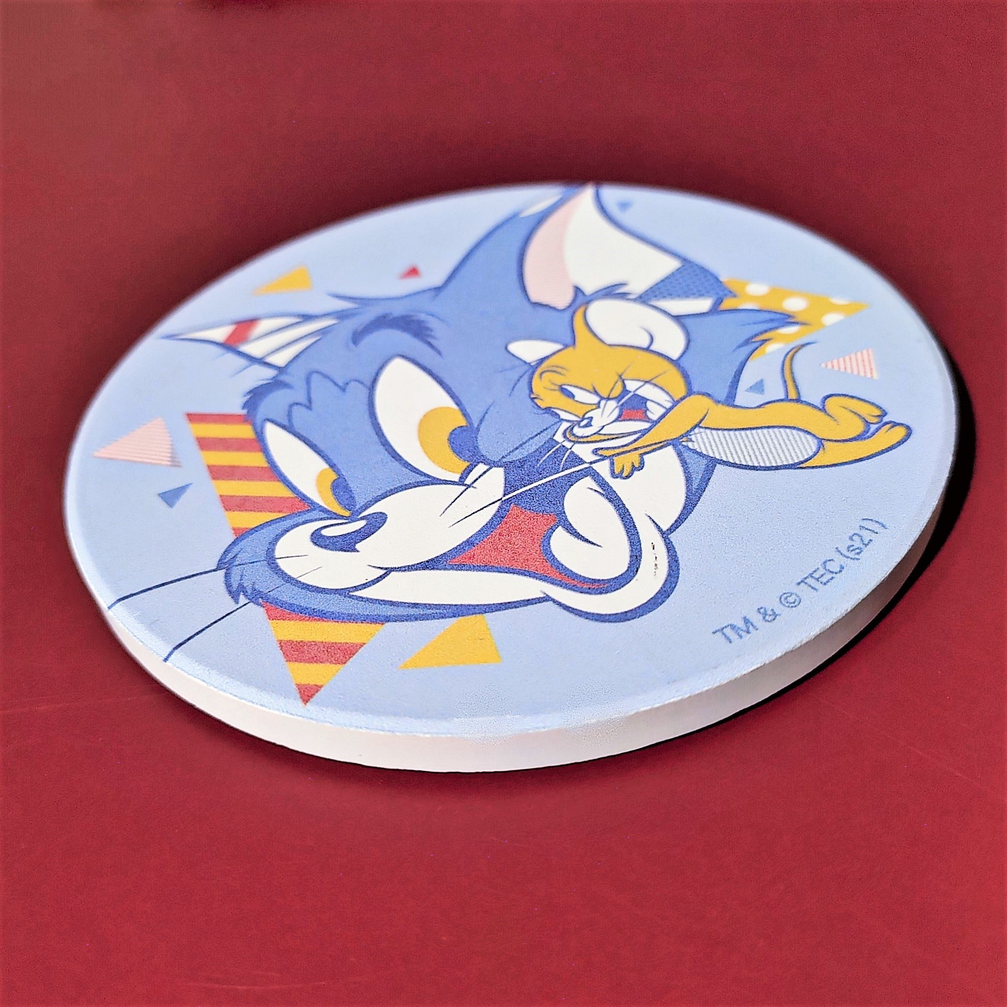 Tom and Jerry-吸水杯墊-擁抱款