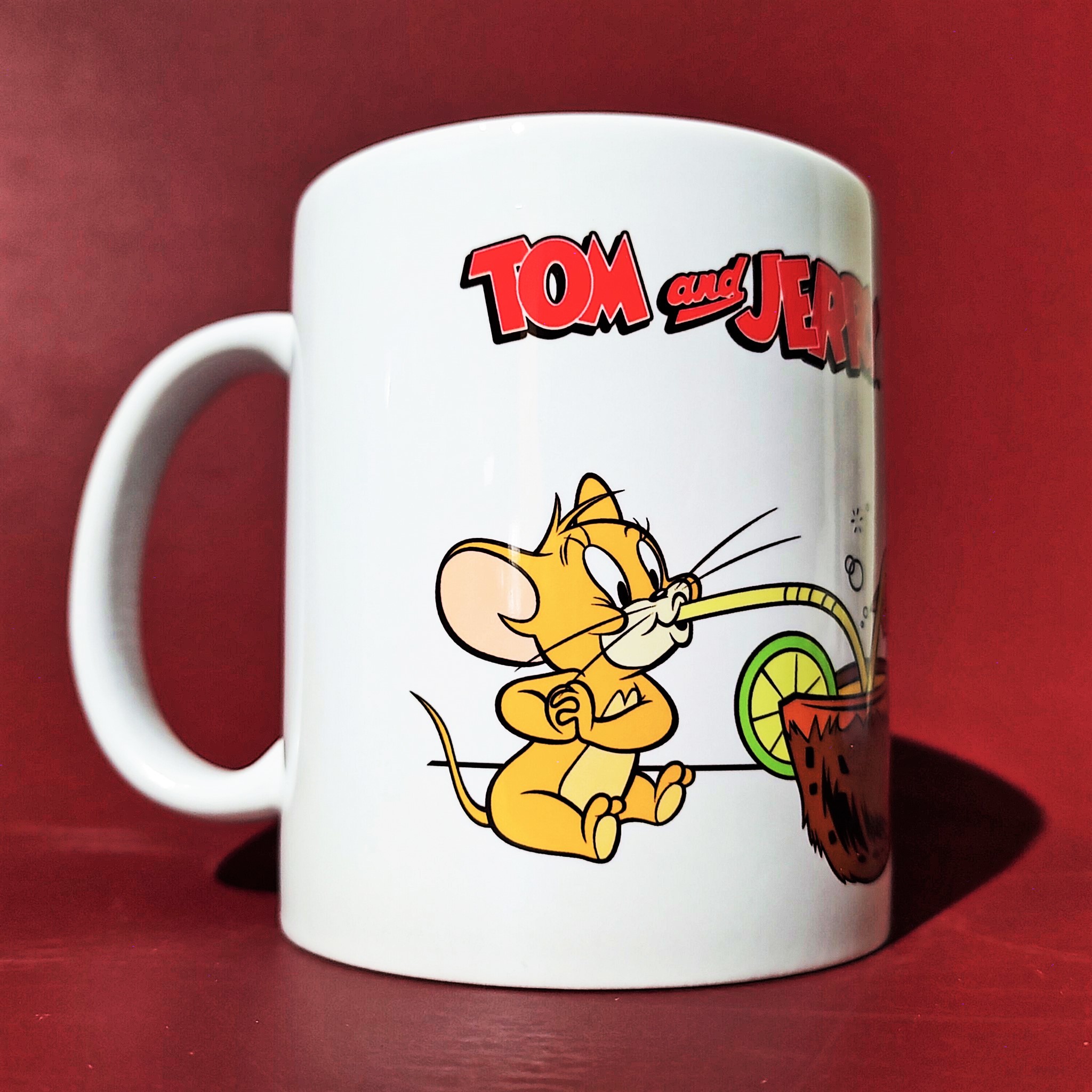 Tom and Jerry-馬克杯-喝椰子款