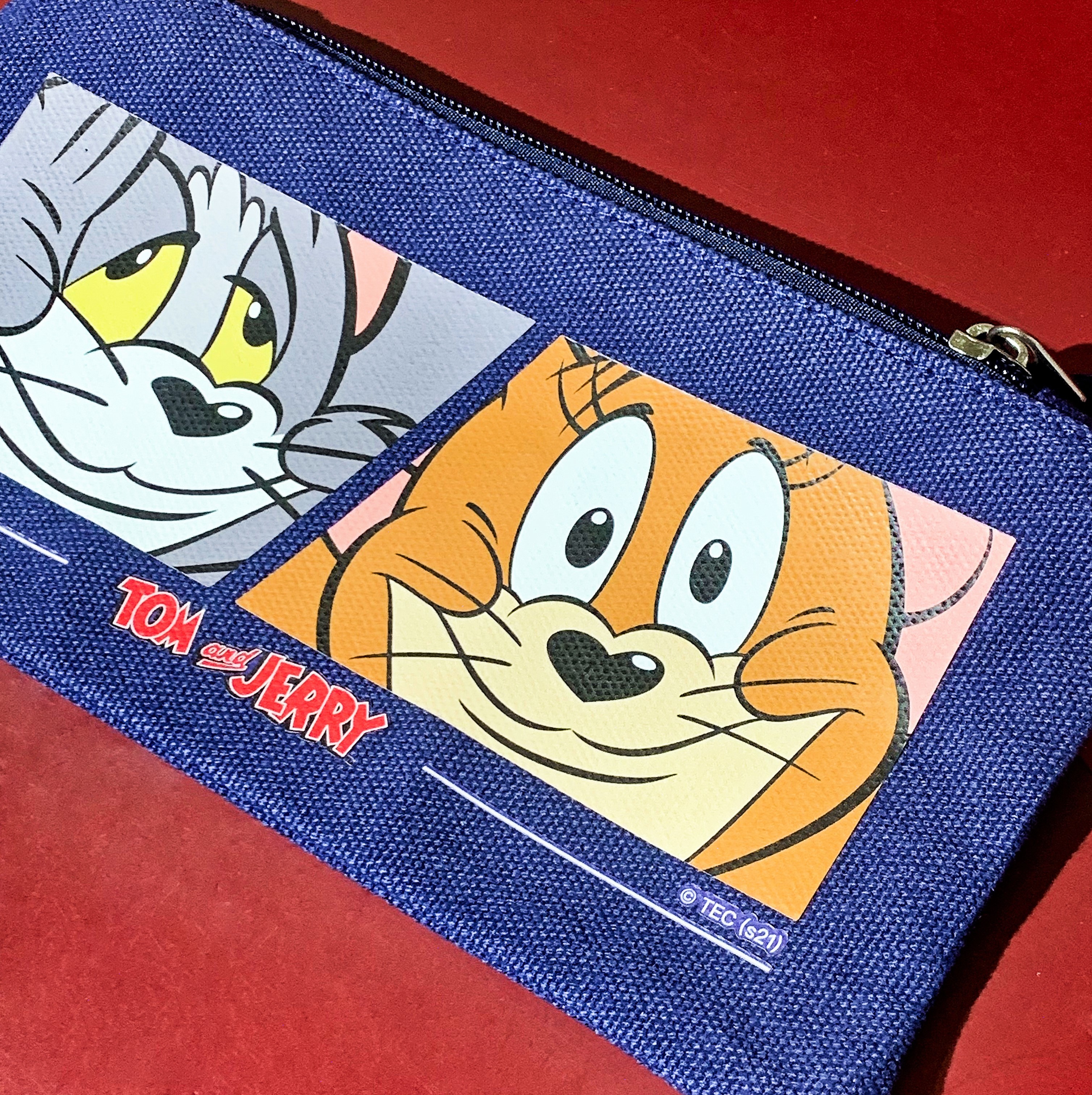 Tom and Jerry-筆袋-不失禮貌的微笑款