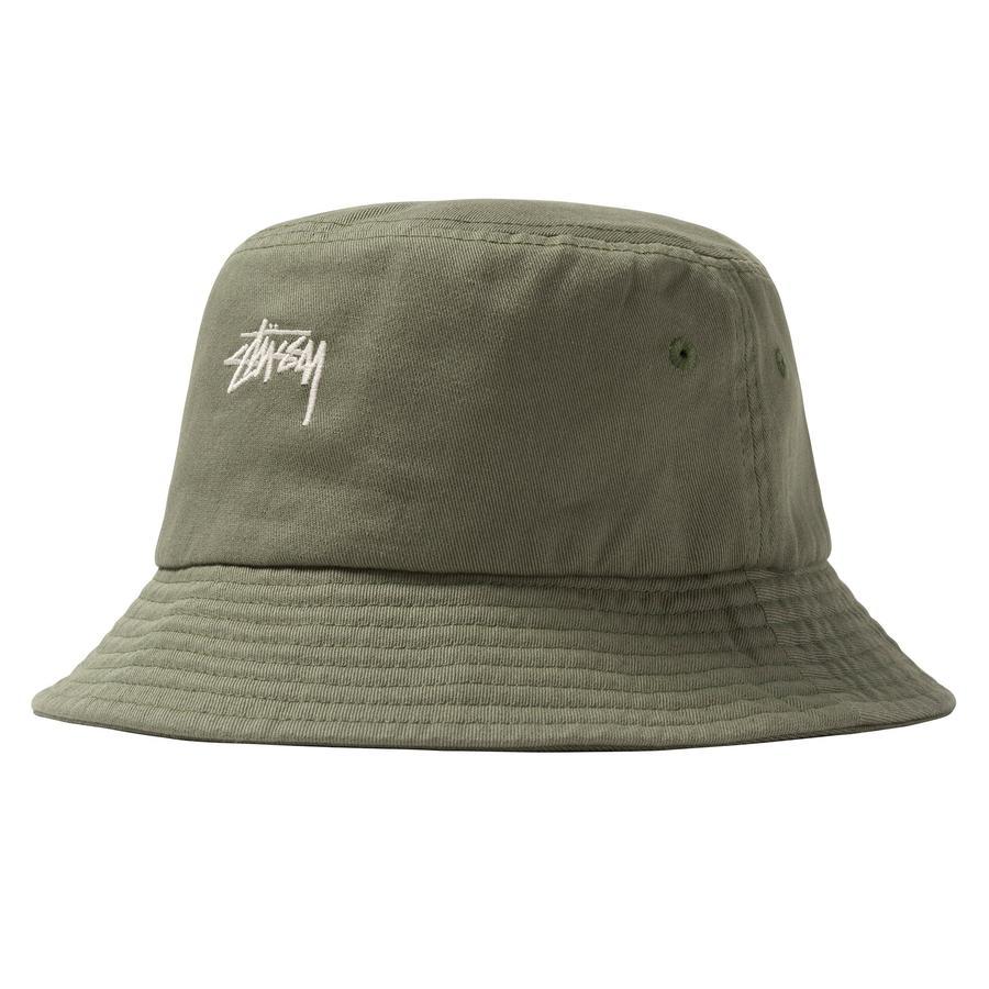 STÜSSY STOCK BUCKET HAT OLIVE