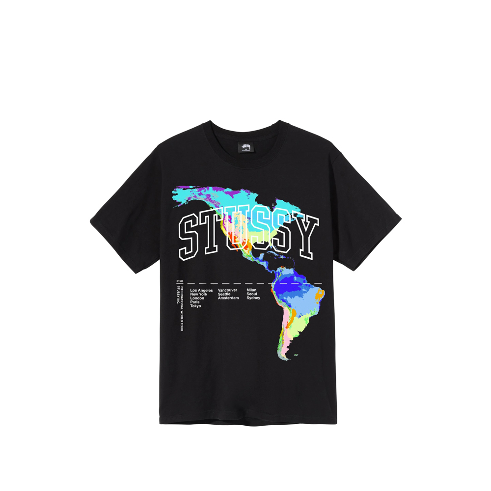 [Instock] STÜSSY Thermal Tee BLACK