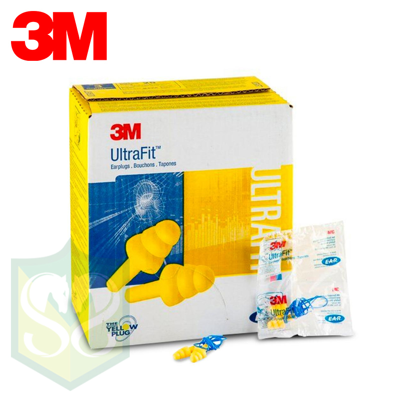 3M™ 340-4002 UTRAFIT EAR Earplug W Cord/Case  (50pr/box)