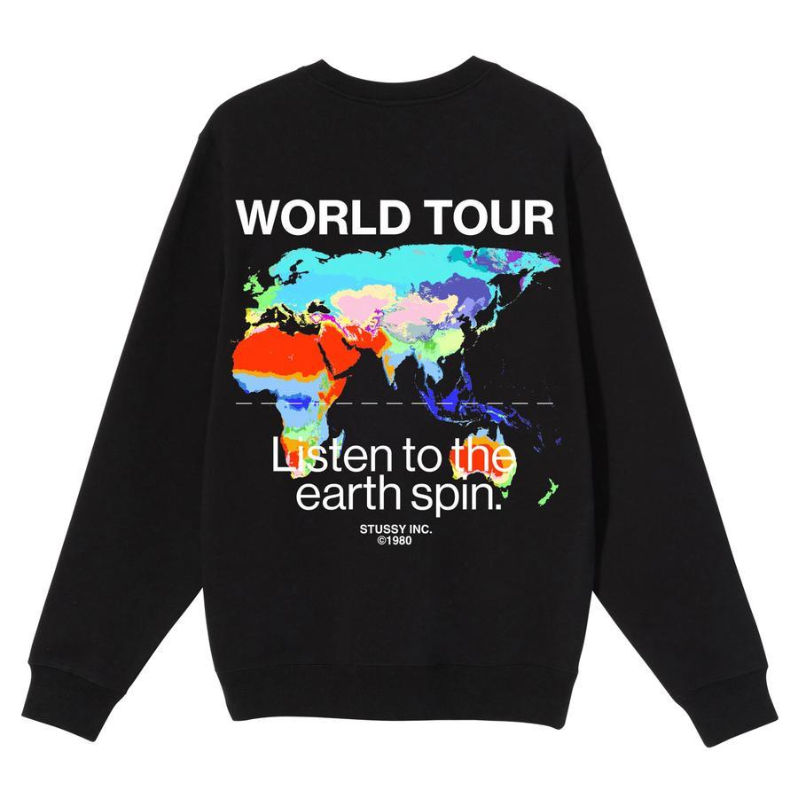 [Instock] STÜSSY THERMAL CREW BLACK