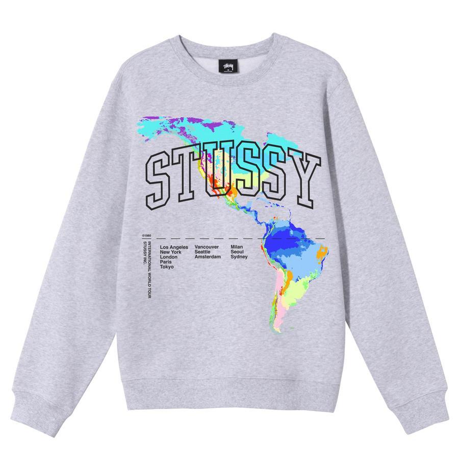 [Instock] STÜSSY THERMAL CREW GREY