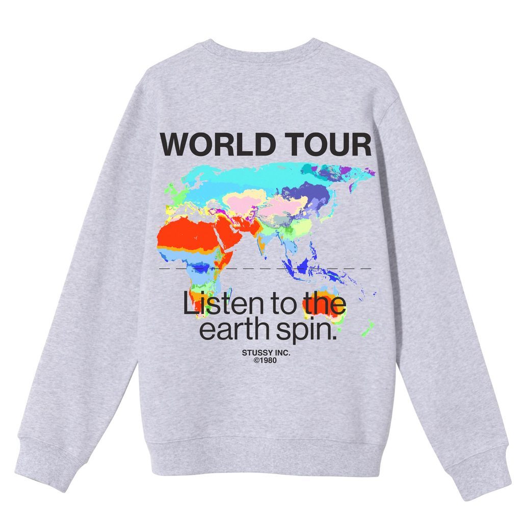 [Instock] STÜSSY THERMAL CREW GREY